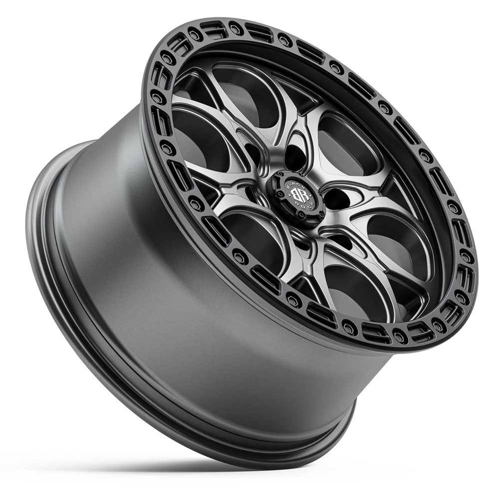 BLACK ROCK l BOLT GUNMETAL GREY W/BLACK RING