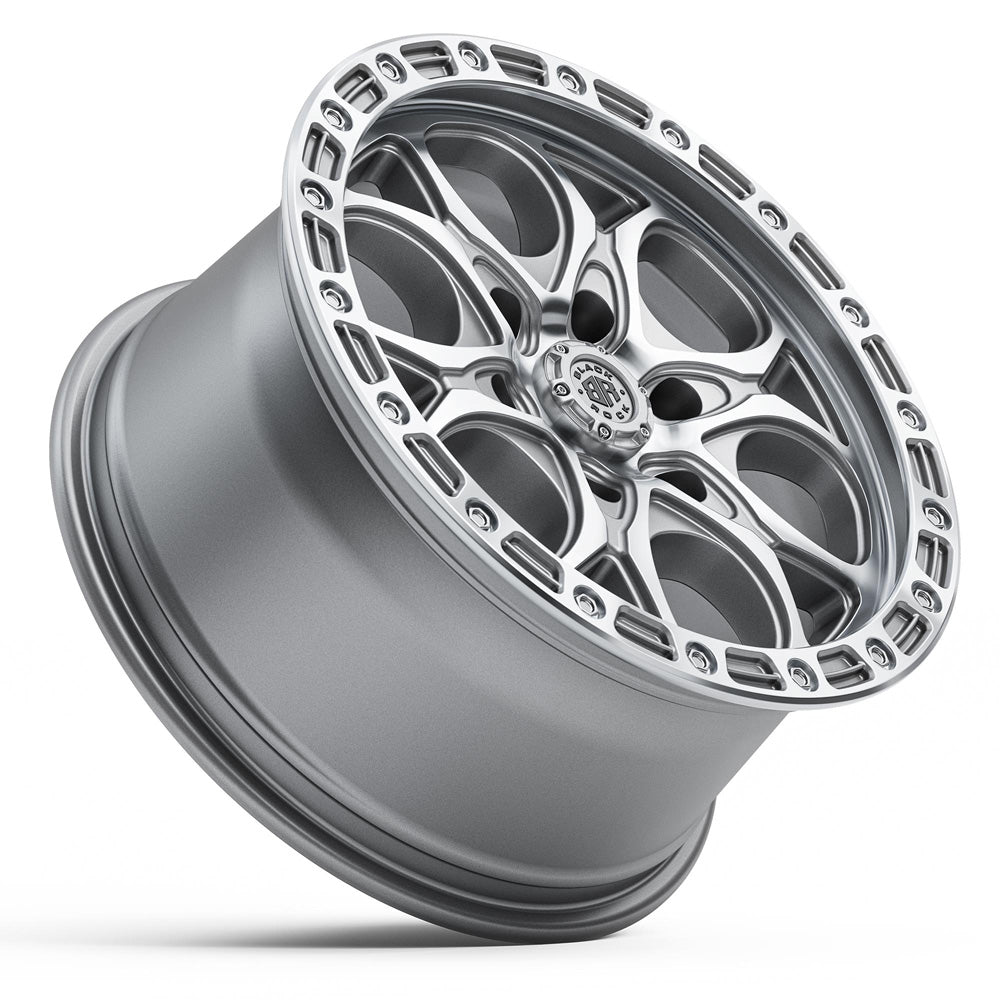 BLACK ROCK l SILVER MACHINED