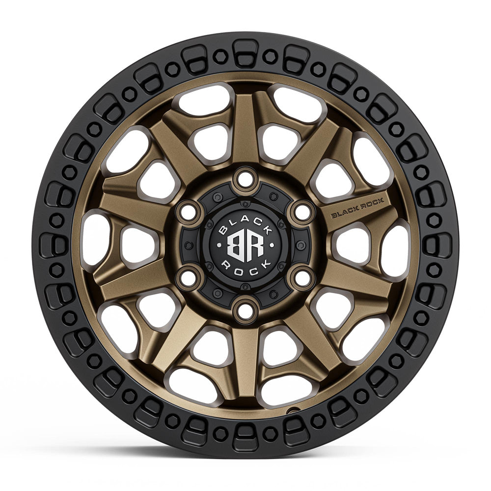 BLACK ROCK l CAGE DARK BRONZE W/BLACK RING