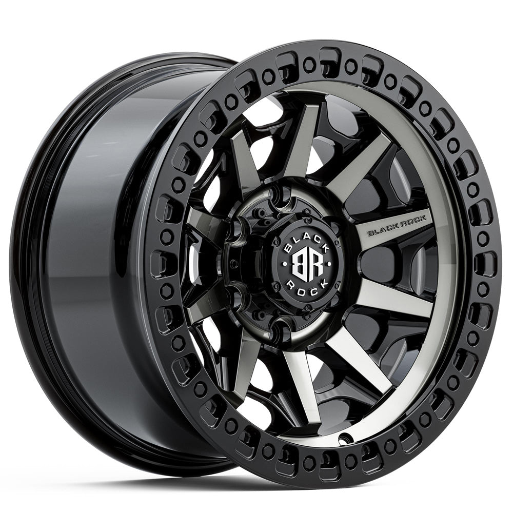BLACK ROCK l CAGE GLOSS BLACK TINTED