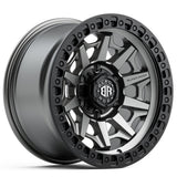 BLACK ROCK l CAGE GUNMETAL W/BLACK RING
