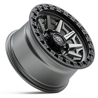 BLACK ROCK l CAGE GUNMETAL W/BLACK RING