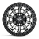 BLACK ROCK l CAGE GUNMETAL W/BLACK RING