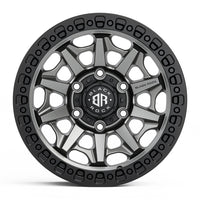 BLACK ROCK l CAGE GUNMETAL W/BLACK RING