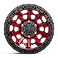 BLACK ROCK l CAGE  ILLUSION RED W/ BLACK RING