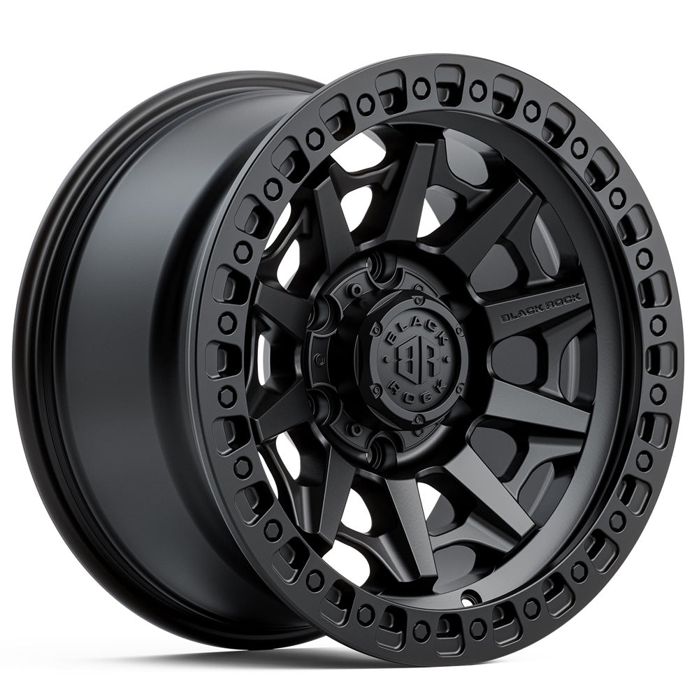 BLACK ROCK l CAGE SATIN BLACK