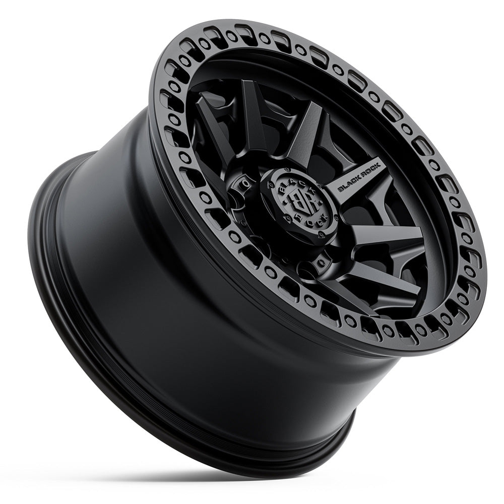 BLACK ROCK l CAGE SATIN BLACK