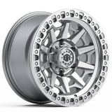 BLACK ROCK l CAGE SILVER MACHINED