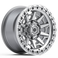 BLACK ROCK l CAGE SILVER MACHINED
