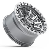 BLACK ROCK l CAGE SILVER MACHINED