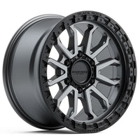 BLACK ROCK l COBRA GUNMETAL GREY W/BLACK RING