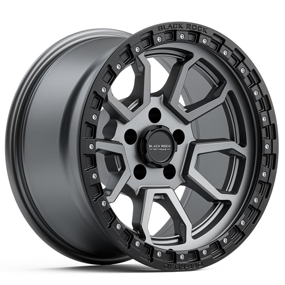 BLACK ROCK l COBRA 5S GUNMETAL GREY W/BLACK RING