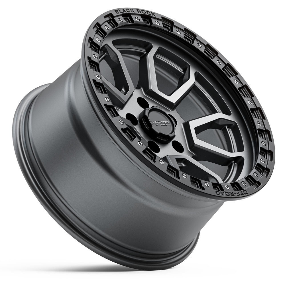 BLACK ROCK l COBRA 5S GUNMETAL GREY W/BLACK RING