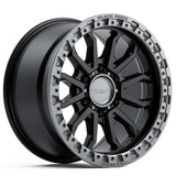 BLACK ROCK l COBRA SATIN BLACK W/GUNMETAL GREY RING