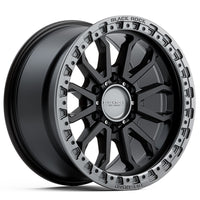 BLACK ROCK l COBRA SATIN BLACK W/GUNMETAL GREY RING