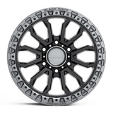 BLACK ROCK l COBRA SATIN BLACK W/GUNMETAL GREY RING