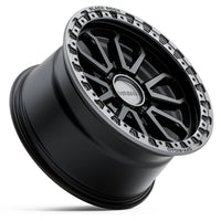 BLACK ROCK l COBRA SATIN BLACK W/GUNMETAL GREY RING