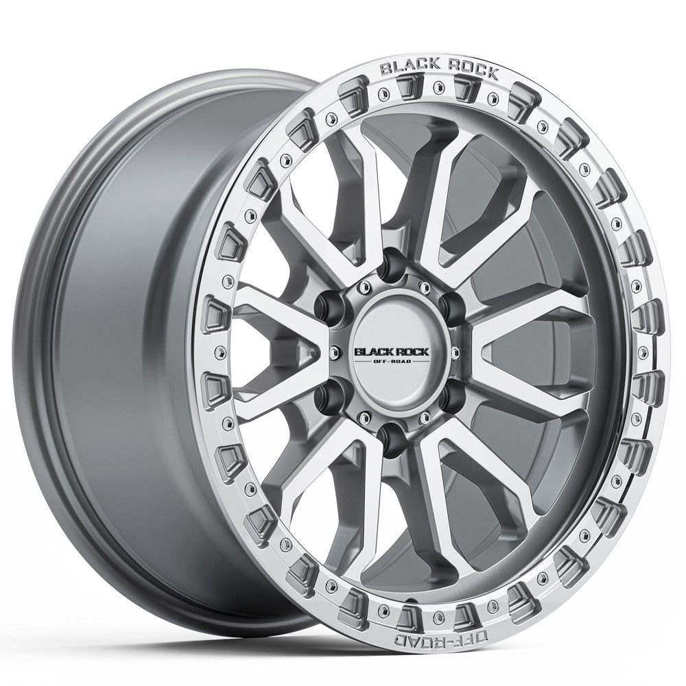 BLACK ROCK l COBRA SILVER MACHINED