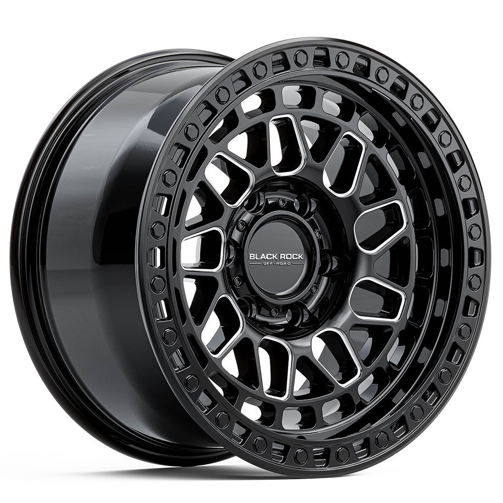 BLACK ROCK l FURY GLOSS BLACK MILLED