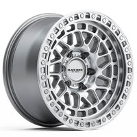BLACK ROCK l FURY SILVER MACHINED