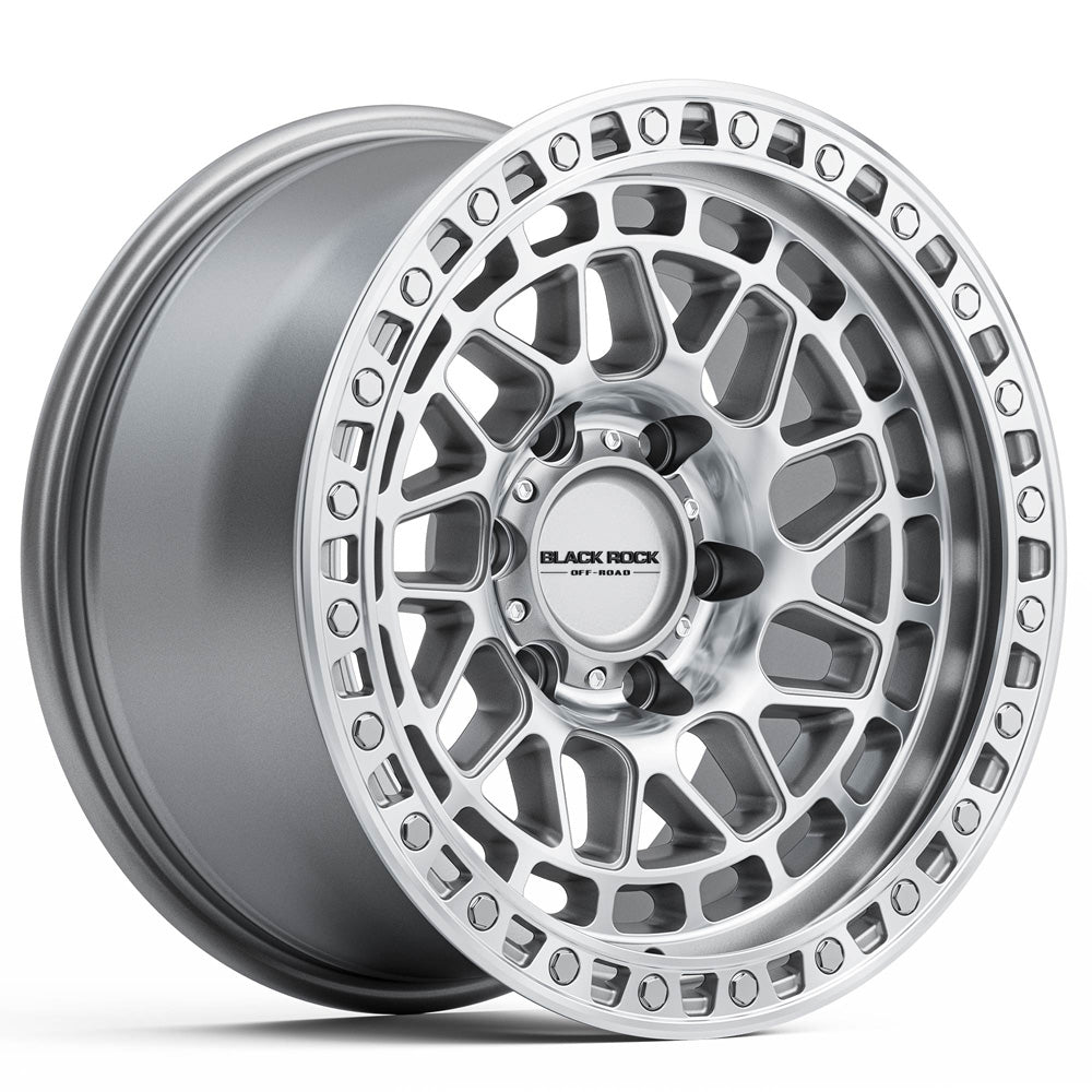 BLACK ROCK l FURY SILVER MACHINED