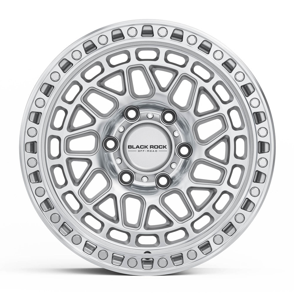 BLACK ROCK l FURY SILVER MACHINED