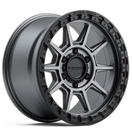 BLACK ROCK l GUNNER GUNMETAL GREY W/BLACK RING