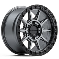 BLACK ROCK l GUNNER GUNMETAL GREY W/BLACK RING
