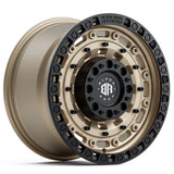 BLACK ROCK l MILITARY SATINBRONZE W/ BLACK RING