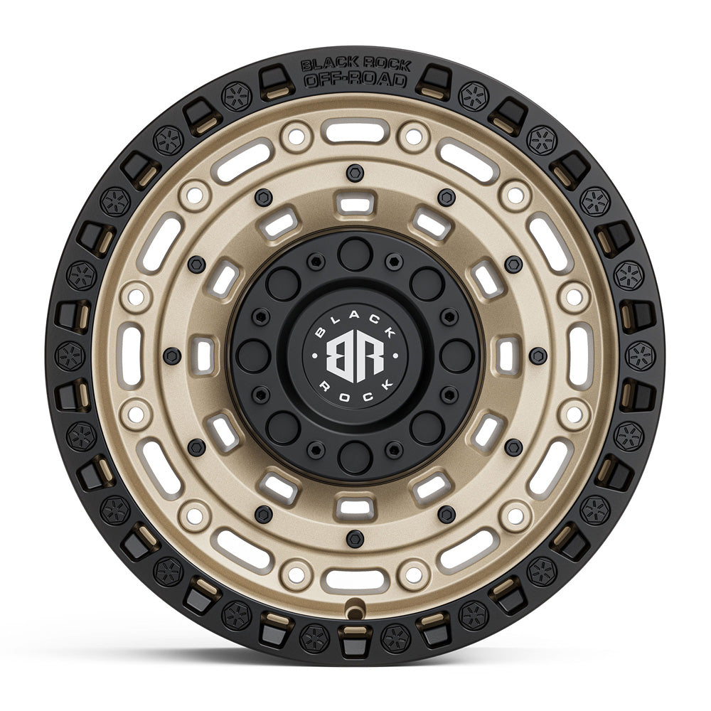 BLACK ROCK l MILITARY SATINBRONZE W/ BLACK RING