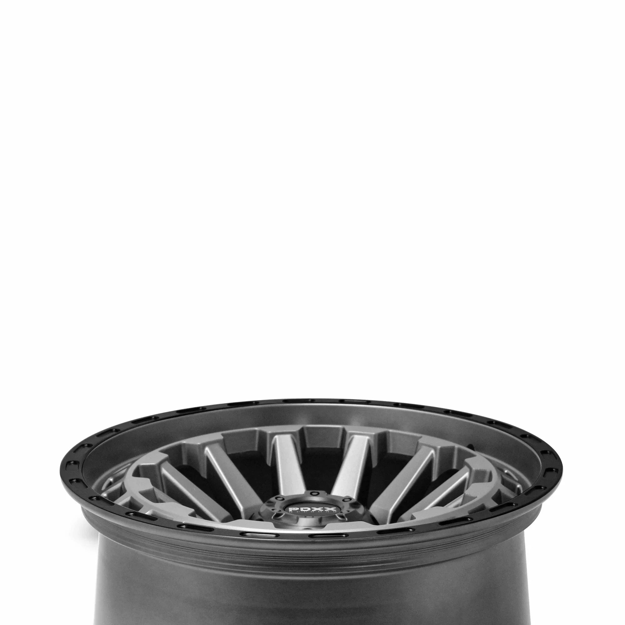 PDXX OFFROAD l BEAST SATIN GUNMETAL W/ BLACK RING
