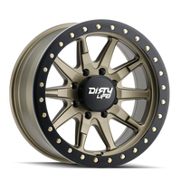 DIRTY LIFE l 9304 DT-2 l DUAL- TEK SERIES l SIMULATED BEADLOCK RING l SATIN GOLD