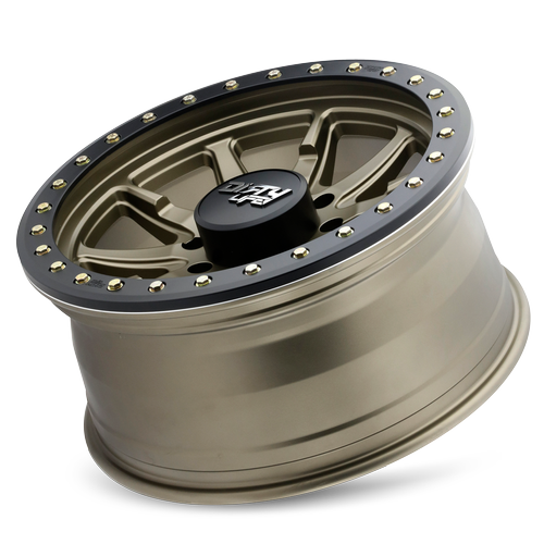 DIRTY LIFE l 9304 DT-2 l DUAL- TEK SERIES l SIMULATED BEADLOCK RING l SATIN GOLD
