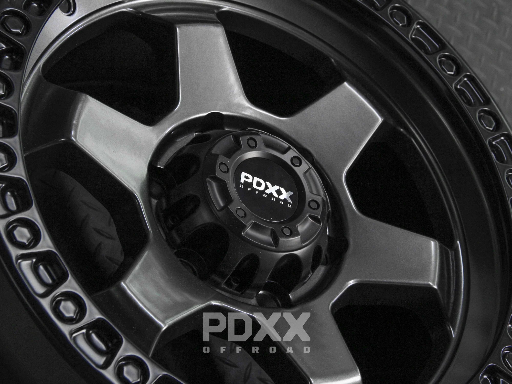 PDXX OFFROAD l DOMINATOR GUNMETAL W/BLACK RING