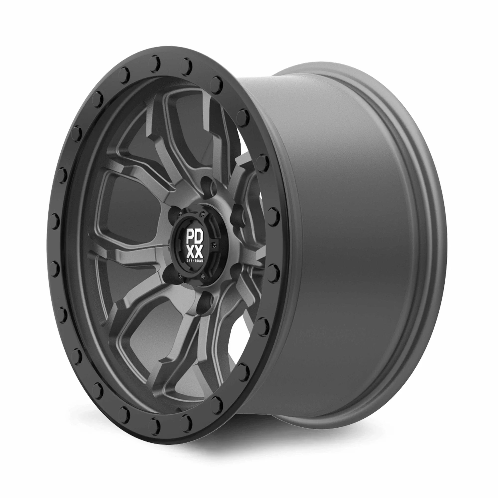 PDXX OFFROAD l FURY SATIN GUNMETAL W/BLACK RING