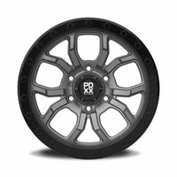 PDXX OFFROAD l FURY SATIN GUNMETAL W/BLACK RING