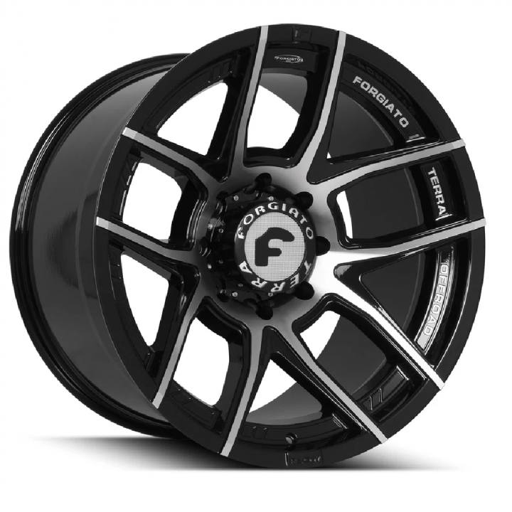 FORGIATO I FLOW TERRA 001 BLACK MACHINED