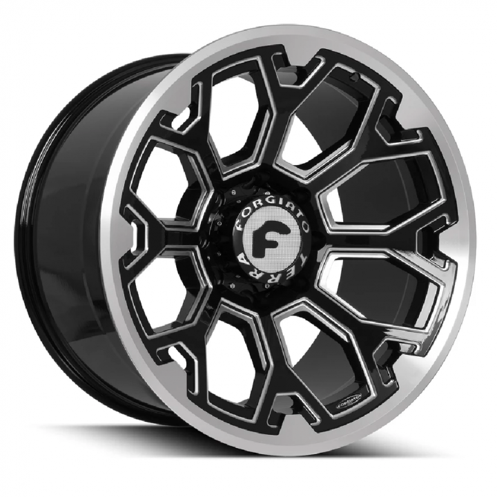 FORGIATO I FLOW TERRA 002 BLACK MACHINED FACE