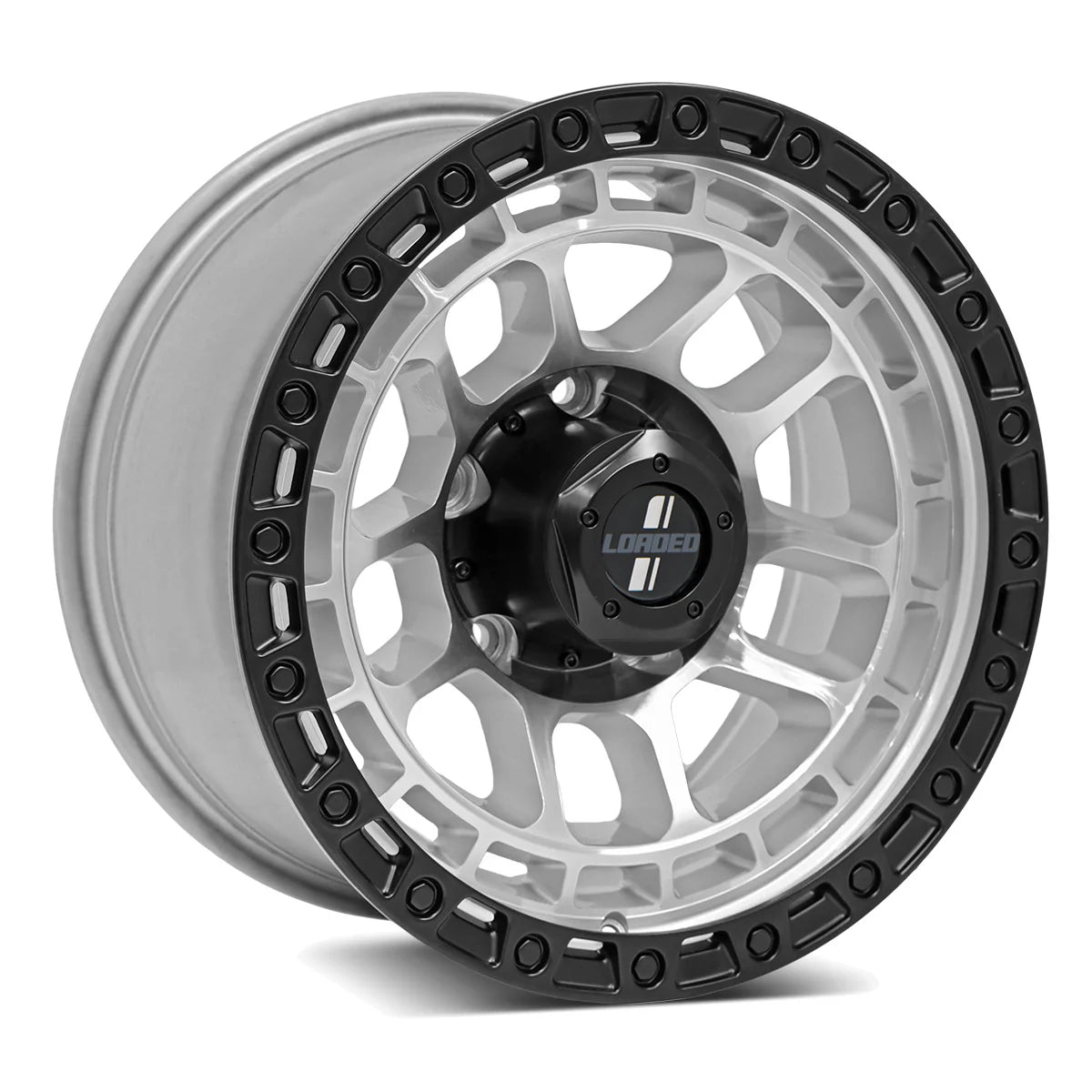 LOADED l Gibb 1675 Silver Machined / Black Lip