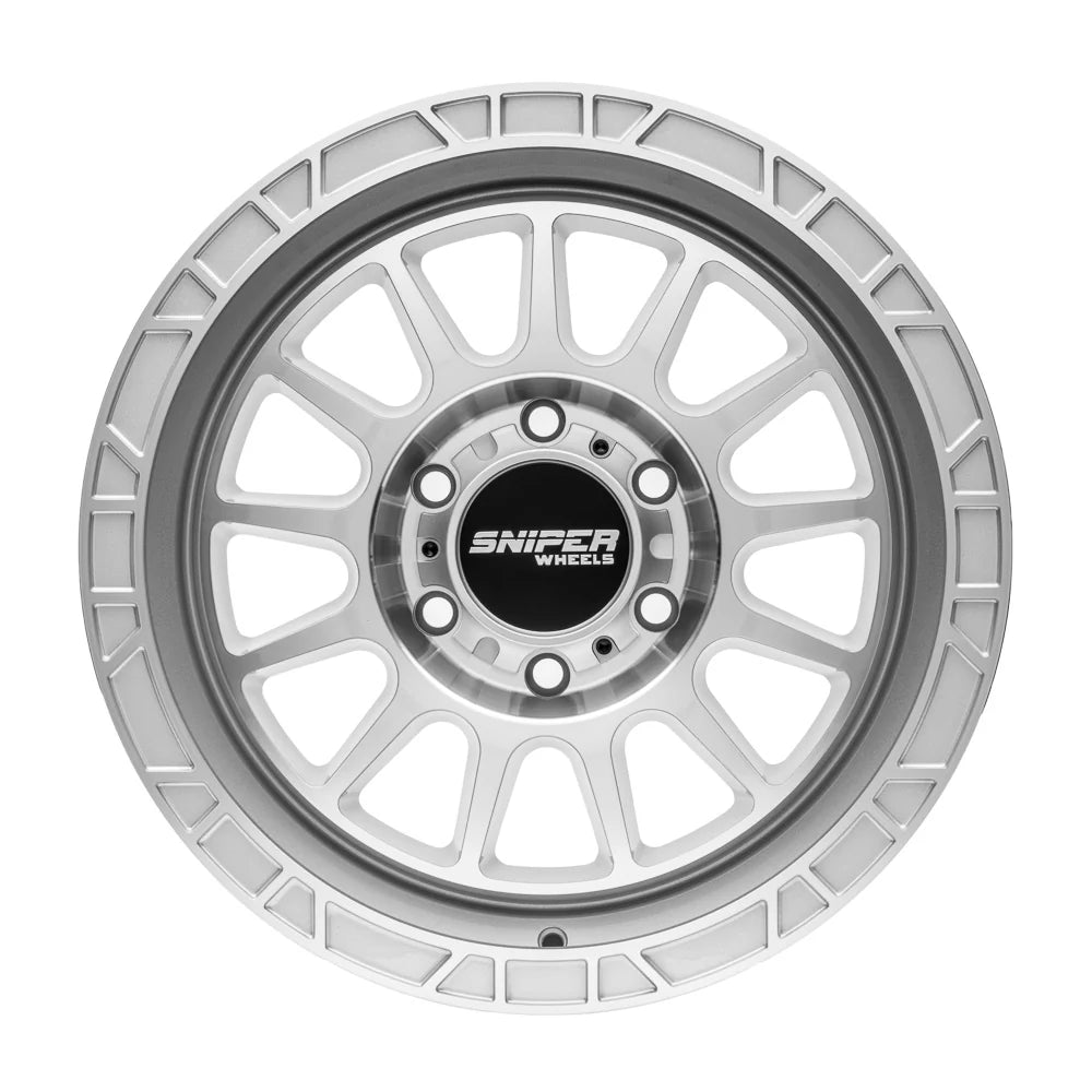 Sniper Wheels l BALLISTIC MKII Machine Silver