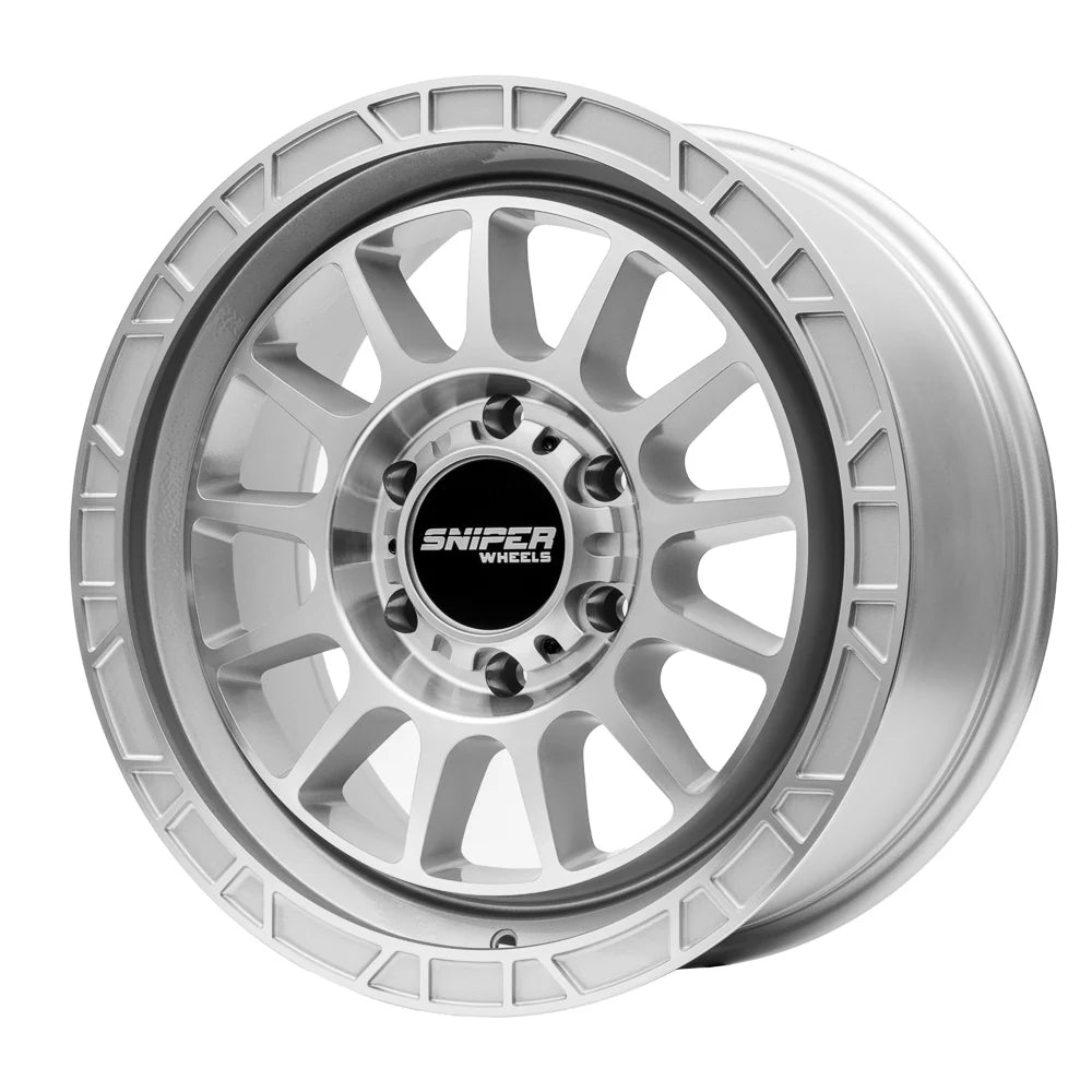 Sniper Wheels l BALLISTIC MKII Machine Silver