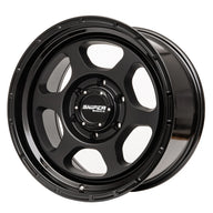 Sniper Wheels l FRONTLINE Matt Black / Gloss Black lip