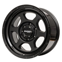 Sniper Wheels l FRONTLINE Matt Black / Gloss Black lip