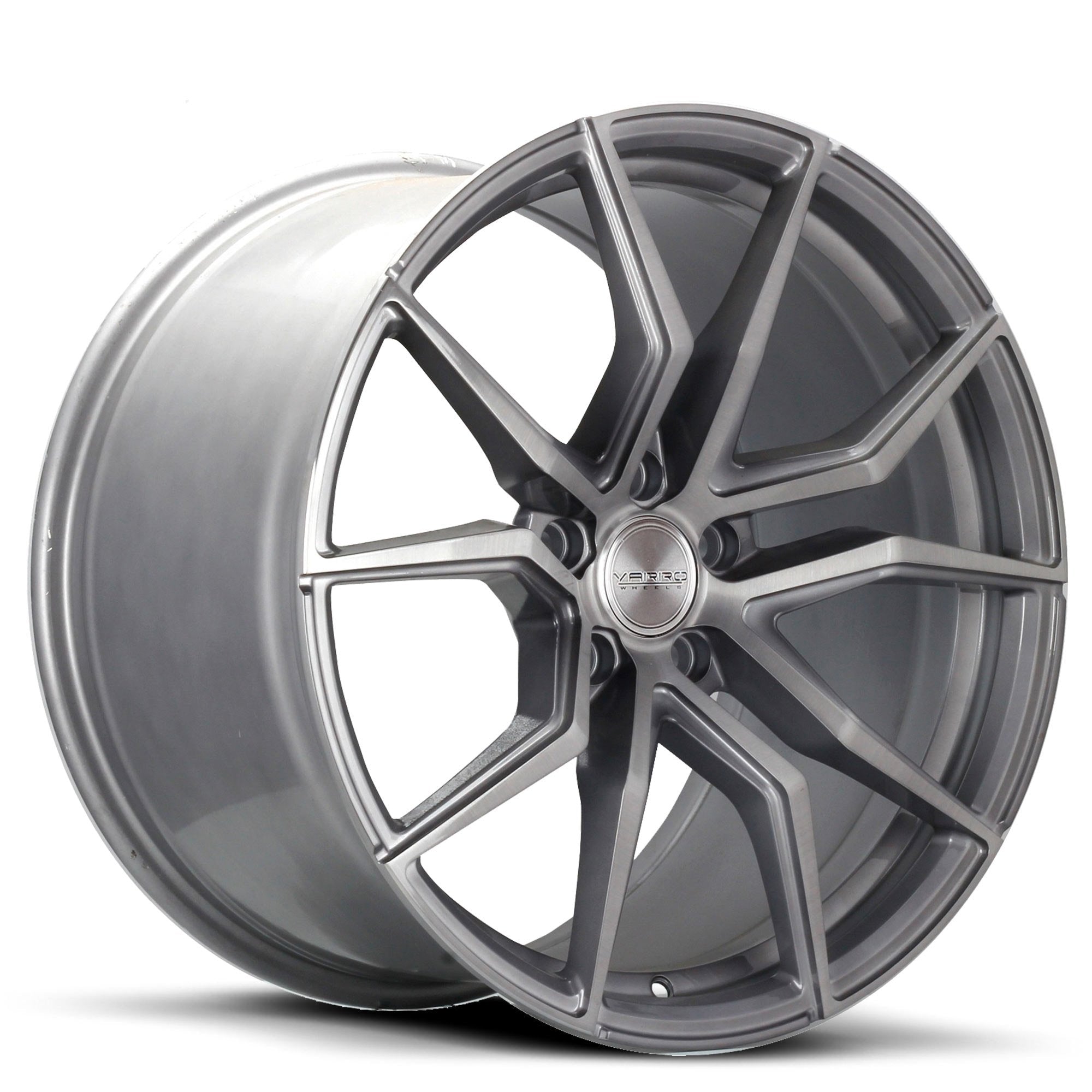 VARRO l VD19X SPIN FORGED  l GLOSS TITANIUM BRUSHED FACE