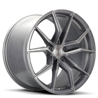 VARRO l VD19X SPIN FORGED l GLOSS TITANIUM BRUSHED FACE