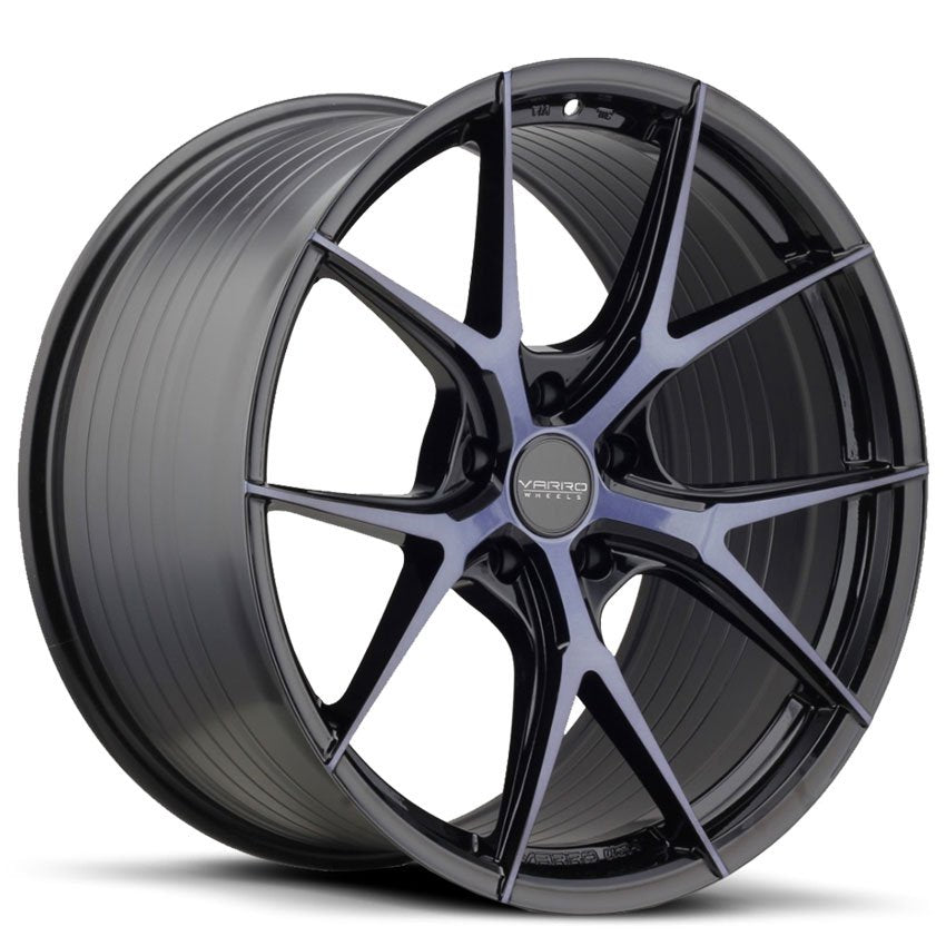 VARRO l VD38X SPIN FORGED l GLOSS TITANIUM BRUSHED FACE