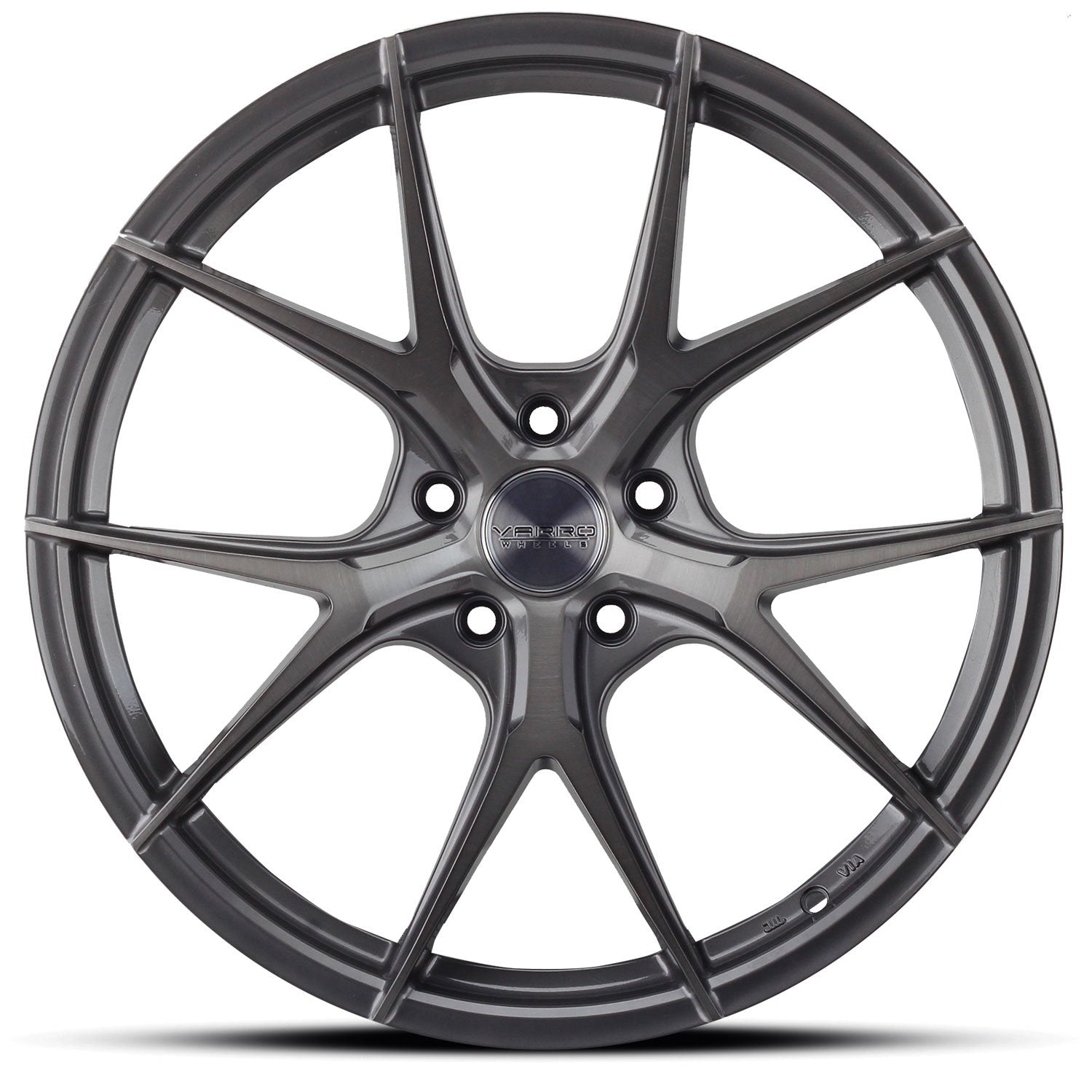VARRO l VD38X SPIN FORGED l GLOSS TITANIUM BRUSHED FACE
