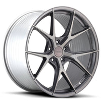 VARRO l VD38X SPIN FORGED l GLOSS TITANIUM BRUSHED FACE