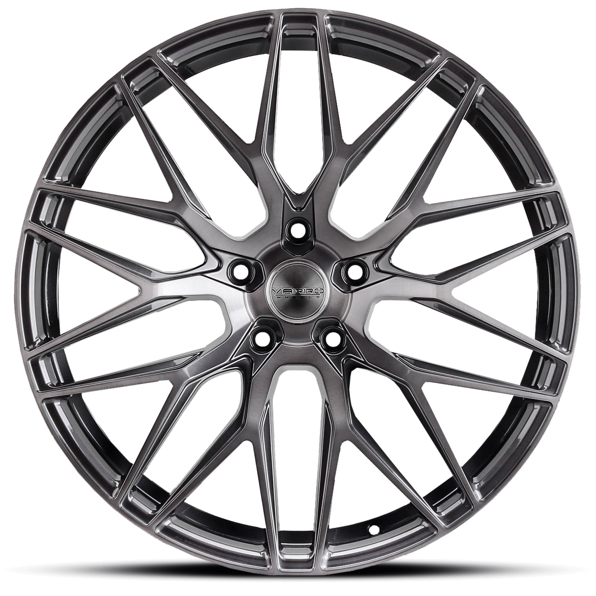 VARRO l VD06X SPIN FORGED  l GLOSS TITANIUM BRUSHED FACE