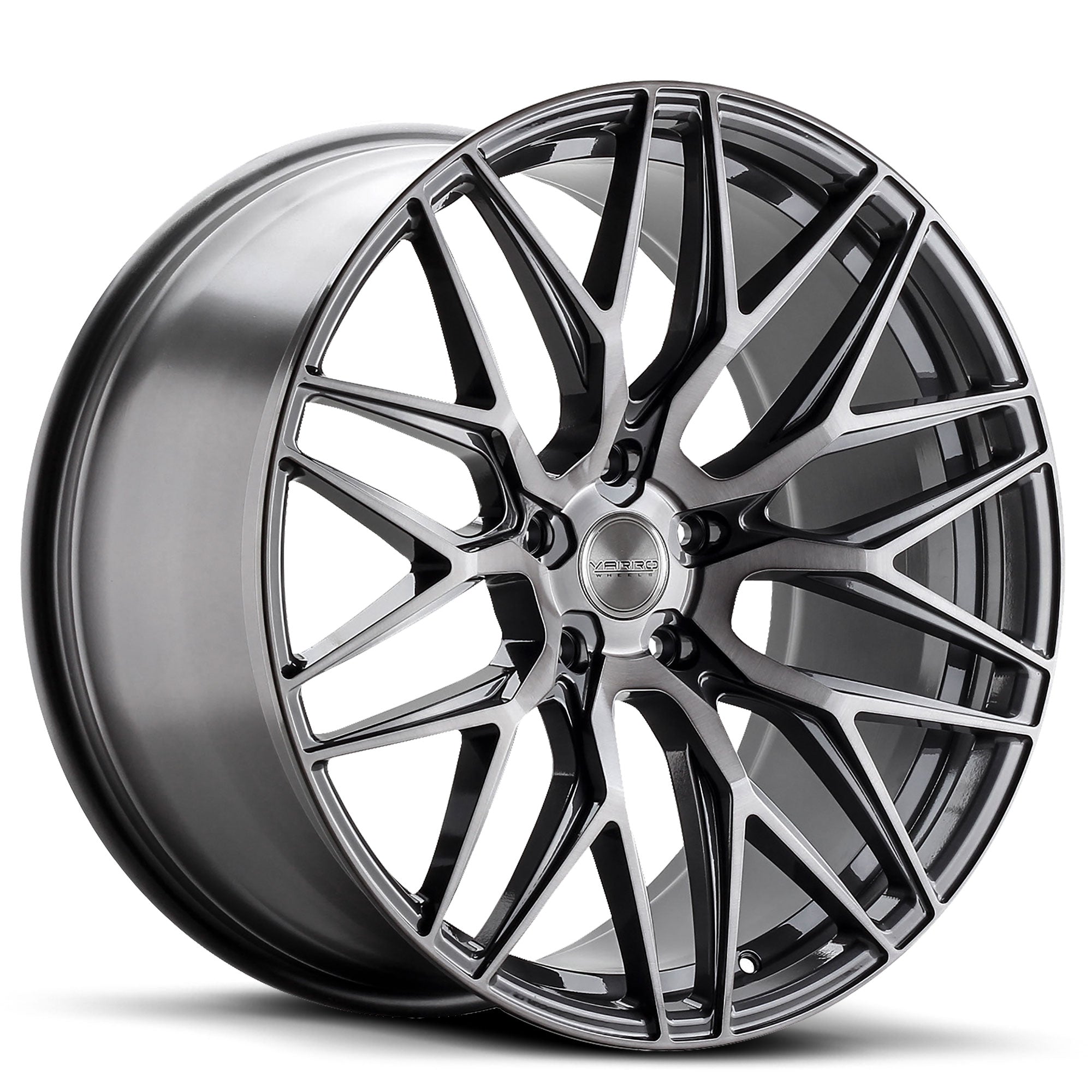 VARRO l VD06X SPIN FORGED  l GLOSS TITANIUM BRUSHED FACE